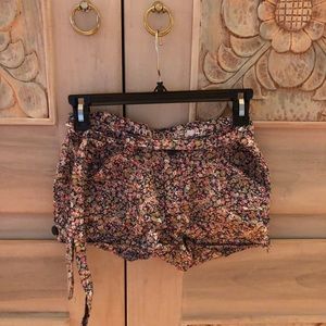 47 Street Floral Blue Shorts